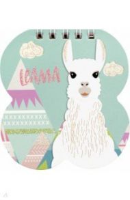 Блокнот "Llama" (40 листов, 8х9,5 см, пружина) (M-3934)