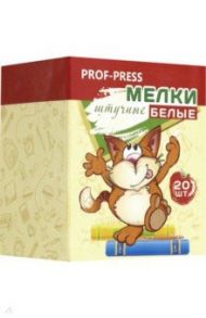 Мел белый. Набор 20 шт. (ШМ-6884)