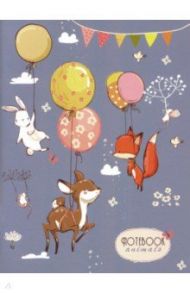 Записная книжка "На воздушных шариках" (48 листов, А6, линия) (С3628-08)