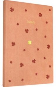 Ежедневник недатированный "BE LUCKY! Персик" (136 листов, А5, линия) (ЕИКФБЛ51913601)