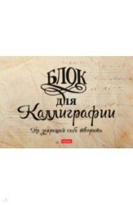 Тетрадь для каллиграфии, 48 листов, А5, Не запрещай себе творить (48Тп5лВ5_22379)
