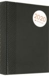 Ежедневник датированный на 2020 год, 176 листов, А6, Velure (AZ864/black)