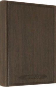 Ежедневник датированный на 2020 год, 176 листов, А6, Wood (AZ865emb/dark-brown)