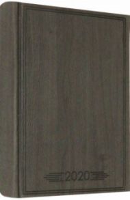 Ежедневник датированный на 2020 год, 176 листов, А6, Wood (AZ865emb/dark-grey)