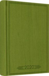 Ежедневник датированный на 2020 год, 176 листов, А6, Wood (AZ865emb/light-green)