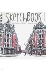 Sketchbook 80 листов, 200х205 мм, гребень,4 вида (1-551/04)