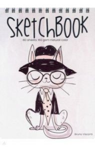Sketchbook 80 листов, 185х250 мм, гребень, 4 вида (1-552/04)