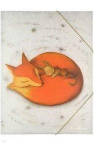 Папка-файл А4 "ВОЛШЕБНЫЕ ЛИСЫ" резинка, 2 вида (14-033/03)