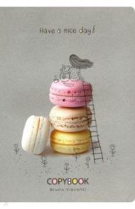 Тетрадь общая "Nice Days with Macarons" (А5, 40 листов, клетка) (7-40-001/56)