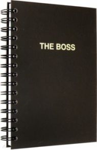 Ежедневник недатированные "The Boss" (А5, 224 страницы, твердый переплет, черный)