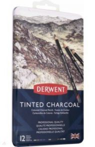Набор цветных угольных карандашей "Tinted Charcoal" (12 штук,12 цветов) (2301690)