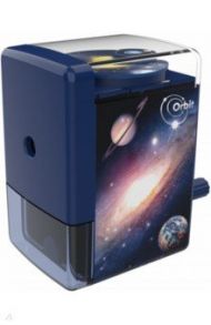 Точилка для карандашей механическая "Orbit" (1 отверстие, синяя) (ER10104)