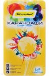Карандаши цветные, 12 цветов, Солнечная коллекция, металлическая упаковка (134220-12)