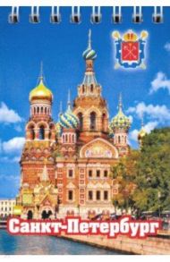 Блокнот "Спас на Крови" (50 листов, нелинованный, 72х105 мм)