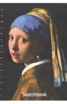 Скетчбук "Вермеер. Девушка с жемчужной сережкой" (А5, 100 листов, пружина) (03690)