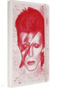 Блокнот 96 листов, 13*21 см "DAVID BOWIE" белый (LEDBQP060CLT)