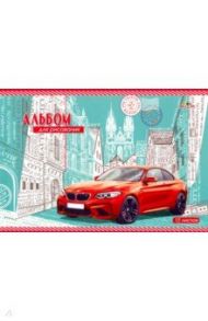 Альбом для рисования, 12 листов, Красный автомобиль (С0223-48)