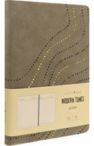 Ежедневник недатированный "Modern Tunes. Бежево-серый" (136 листов, А5) (ЕКФМТ52013604)