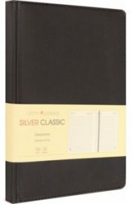 Ежедневник недатированный "Silver Classic. Черный" (152 листа, А5, линия) (ЕКСК52015201)