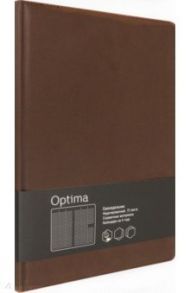 Еженедельник недатированный "Optima. Темно-коричневый" (72 листа, А4) (ЕКО1847203)