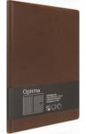 Еженедельник недатированный "Optima. Темно-коричневый" (72 листа, А4) (ЕКО1847203)