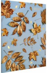 Книга для записей "Золотые листья" (72 листа, А5, клетка) (ЕТИФ572265)