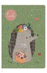 Тетрадь "Ежик с корзинкой" (40 листов, А5, клетка) (7-40-001/106)