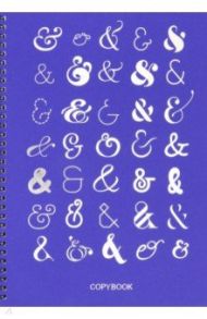 Тетрадь для конспектов "TOTAL BLUE. Дизайн 5" (48 листов, А4, линия, гребень) (ТСЛФ4484557)