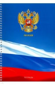 Тетрадь для конспектов  "Герб и флаг" (96 листов, А4, клетка, спираль) (ТС4964487)