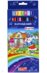 Карандаши 12 цветов, СКАЗОЧНЫЕ ИСТОРИИ (К-7052)