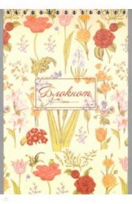 Блокнот 48 листов, А5, гребень "Цветы" (С0712-59)