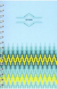 Записная книжка-перевертыш "Орнамент" (80 листов, А6, клетка, гребень) (С1226-35)