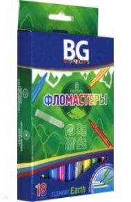 Фломастеры "ELEMENT" 18 цветов, круглые (FL18_B 5477)