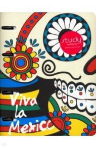Тетрадь 120 листов, кольцевой механизм "Mexico" (N1807)