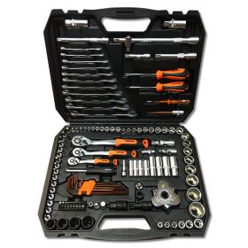 AV-011127 Набор инструмента 1/4", 3/8", 1/2" профессиональный 127 предметов "AV Steel"