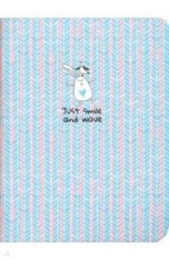 Блокнот 32 листа, 10,5*14 см "Bunny,елочка" (N1839)