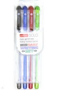 Набор гелевых ручек "Solo ColorGel" 4 цвета, 0,5 мм (SP_060751)