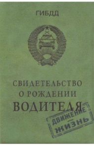 Обложка на автодокументы Свидетельство о рождении водителя