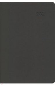 Ежедневник датированный на 2021 год (176 листов, А5), Черный, интегральный (ЕКП52117607)