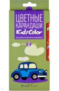 Карандаши цветные "KidsColor" (12 цветов, 6 видов в ассортимете) (99017620)