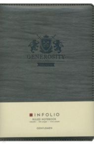 Ежедневник недатированный 160 листов, А5 "Gentlemen, серый" твердый с поролоном (I911/grey)