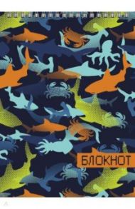 Блокнот 60 листов, А5, гребень "МОРСКАЯ ФАКТУРА" (53001)