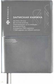 Записная книжка "Серебряный", А5, 96 листов (54293)