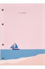 Блокнот для записи иностранных слов 80 листов, А5, склейка, Парусник (N2440)