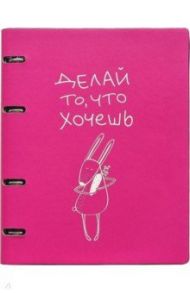 Тетрадь 120 листов, кольцевой механизм, Rabbit, перевертыш (N2413)