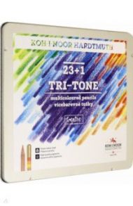 Карандаши многоцветные "TRI-TONE", 24 шт. (3444)