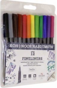 Набор линеров "FINELINERS", 0,3 мм., 12 цветов (7021)