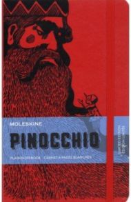 Блокнот "Pinocchio", 120 листов, 130х210 мм., красный с черным, нелинованный (1526174)