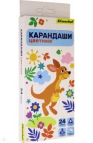 Карандаши "Веселые друзья", 24 цвета, трехгранные (1486328)