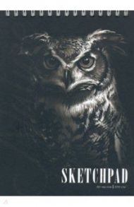 Скетчпад Сова и рысь, 80 листов, А4